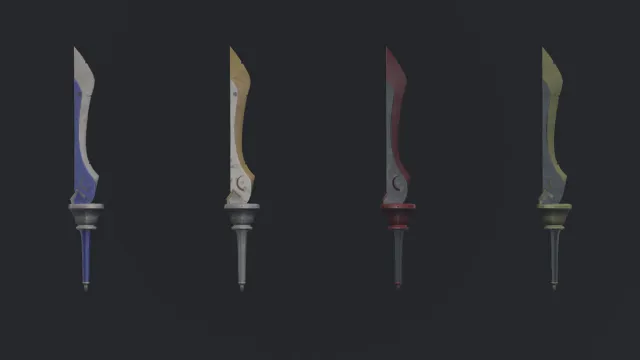 FREE - Low Poly Swords - RPG Weapons