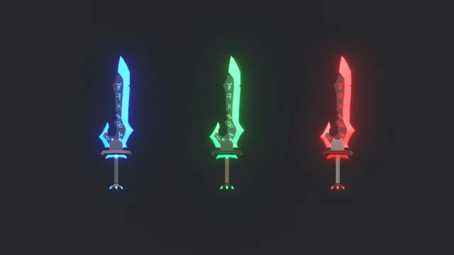 FREE - Low Poly Swords - RPG Weapons
