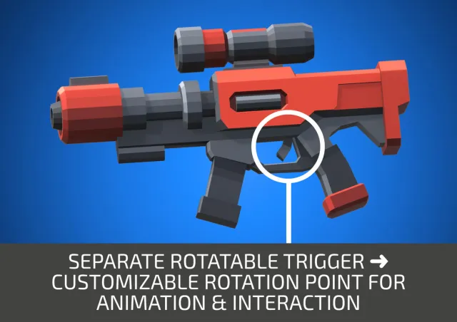 FREE Low Poly Sci-Fi Energy Blasters Demo – Sector Beta / Cosmic Retro