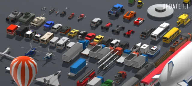 LPVP - Low Polygon Vehicles Pack v1.1.1
