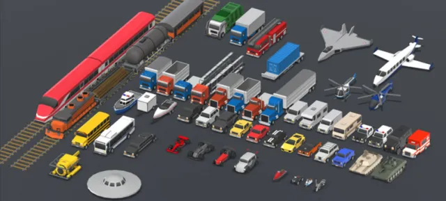 LPVP - Low Polygon Vehicles Pack v1.1.1