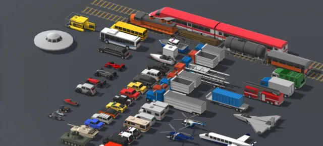 LPVP - Low Polygon Vehicles Pack v1.1.1