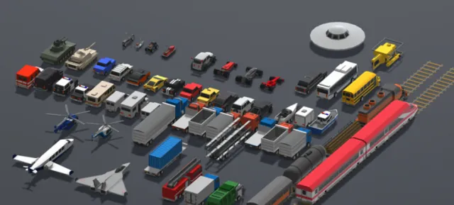 LPVP - Low Polygon Vehicles Pack v1.1.1