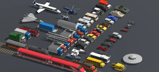 LPVP - Low Polygon Vehicles Pack v1.1.1