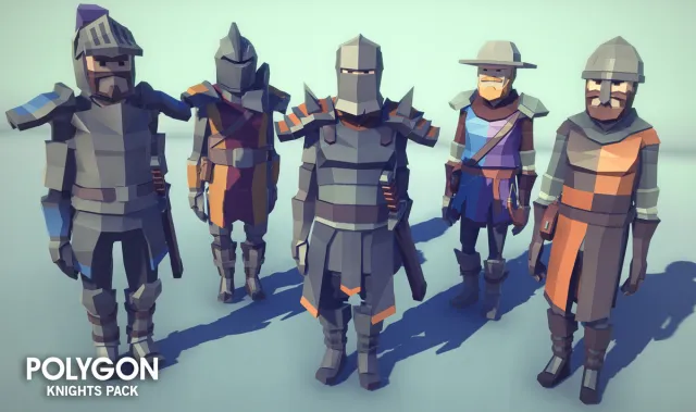 POLYGON - Knights Pack - Art by Synty v1.6.1
