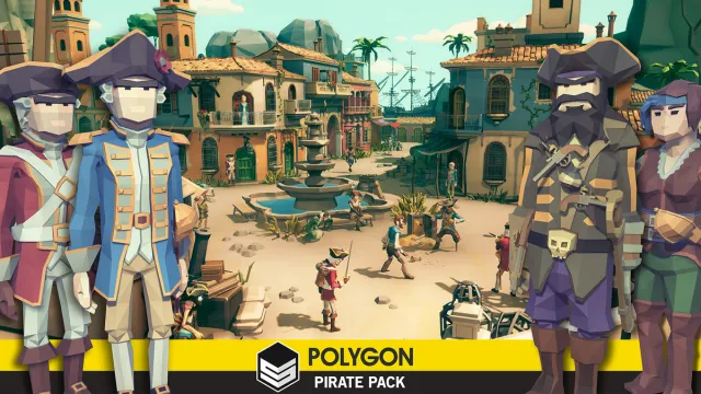 POLYGON - Pirate Pack - Art by Synty v1.6.0