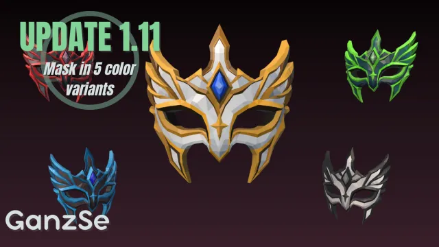 GanzSe FREE Character Accessories - Fantasy Low Poly Pack