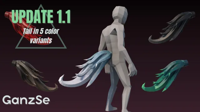 GanzSe FREE Character Accessories - Fantasy Low Poly Pack