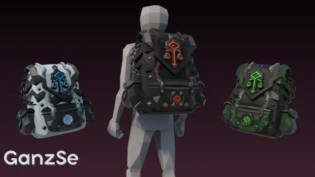 GanzSe FREE Character Accessories - Fantasy Low Poly Pack