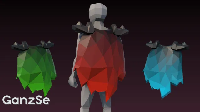 GanzSe FREE Character Accessories - Fantasy Low Poly Pack