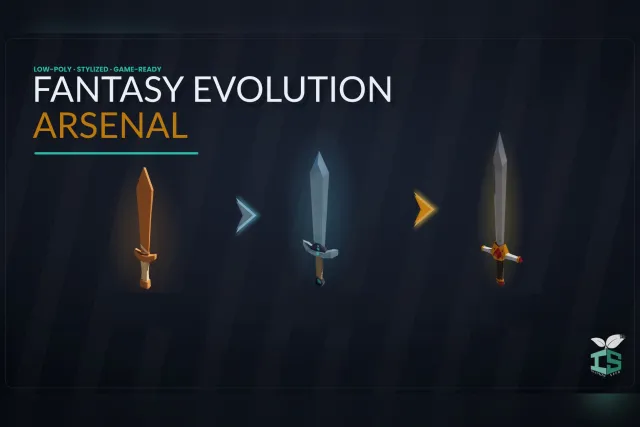Fantasy Evolution Arsenal — Stylized Low Poly Weapons