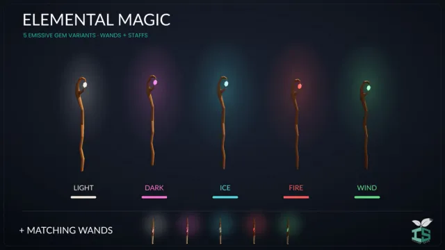 Fantasy Evolution Arsenal — Stylized Low Poly Weapons