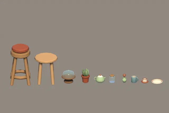 CozyShops Coffee Shop Lite - 10 Free Props