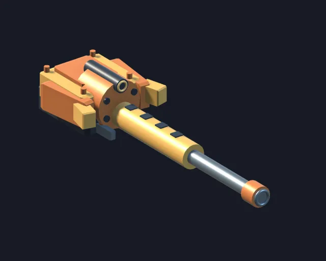 Stylized Vehicle Weapons - 6 Free Starter Models