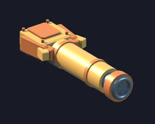 Stylized Vehicle Weapons - 6 Free Starter Models