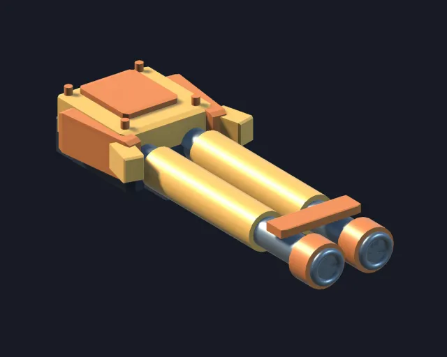 Stylized Vehicle Weapons - 6 Free Starter Models