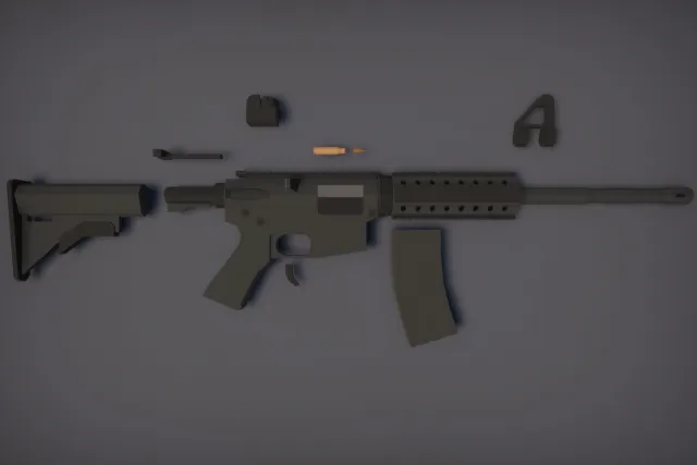Low Poly FPS Weapons Lite