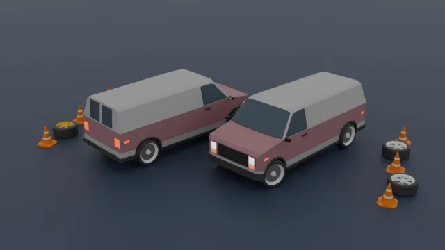 Mobile Optimize-Free Low Poly Cars