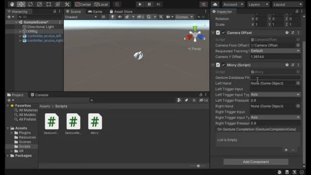 MiVRy Hololens - 3D Gesture Recognition