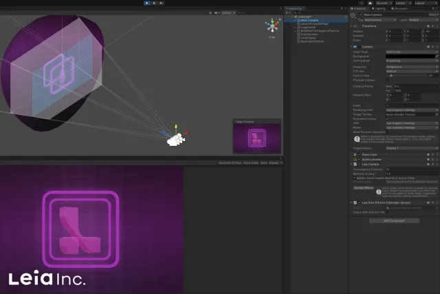 Leia SDK for Unity