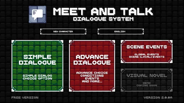 Meet and Talk - Dialogue System | Free Version