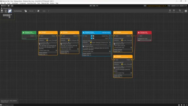 Meet and Talk - Dialogue System | Free Version