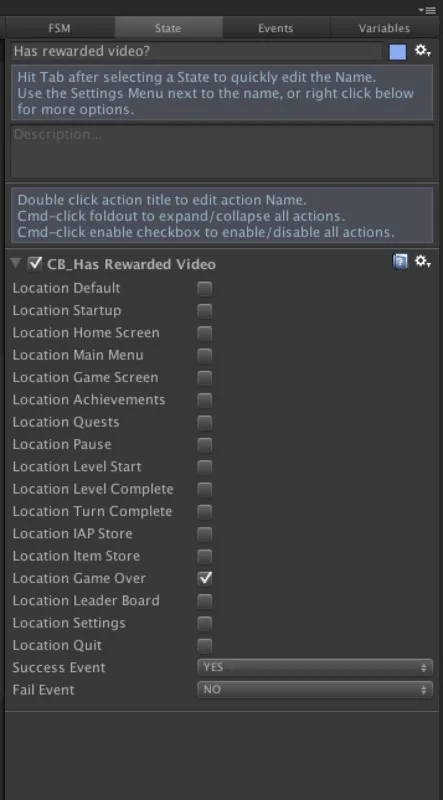 Chartboost Action+ for PlayMaker