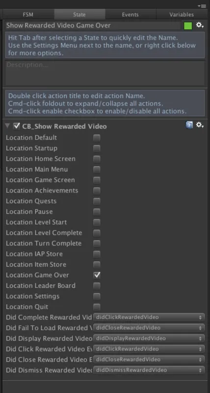 Chartboost Action+ for PlayMaker