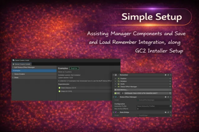 Buff & Status Effect Manager for Game Creator 2