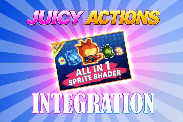 Juicy Actions for All in 1 Sprite Shader