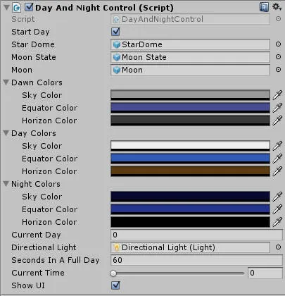 Simple Day And Night Cycle System