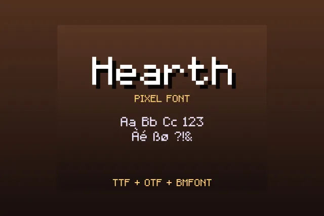 Hearth Pixel Font