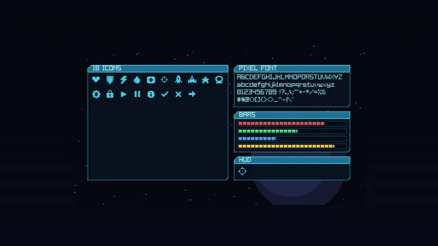 Pixel UI Sci-Fi Free