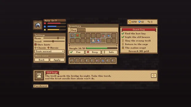 Pixel UI Fantasy Free
