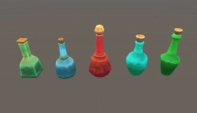 Stylized Flasks