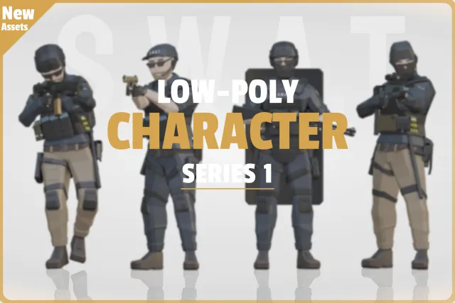 Low Poly Character Series 1 SWAT