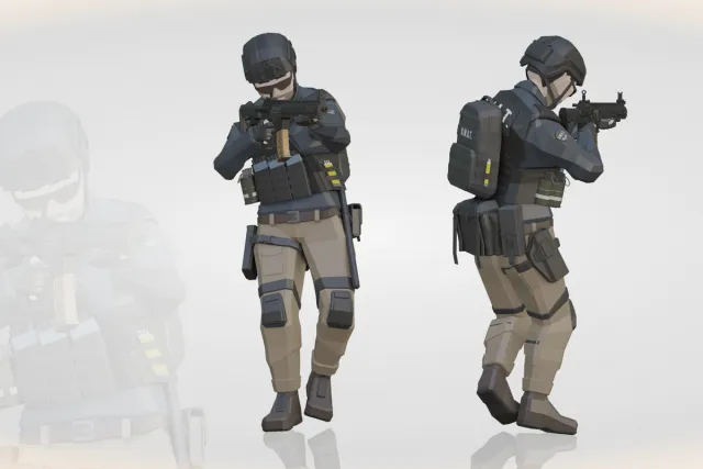 Low Poly Character Series 1 SWAT