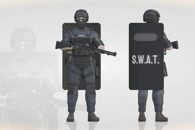 Low Poly Character Series 1 SWAT