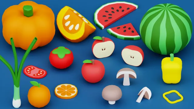 Cartoon Free Food Pack