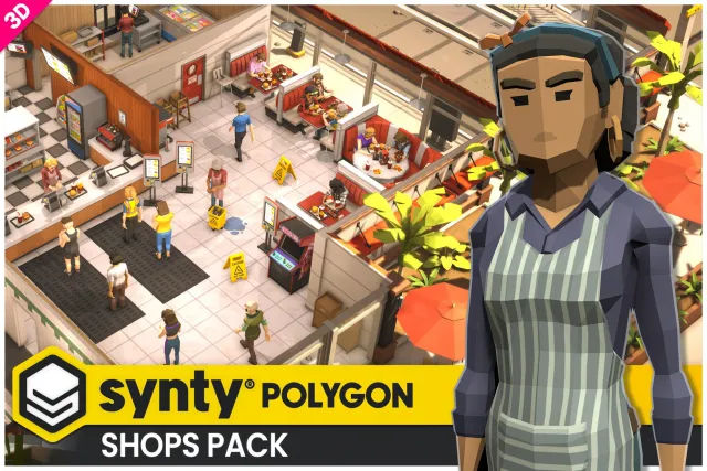 POLYGON - Shops Pack - Art by Synty v1.6.5