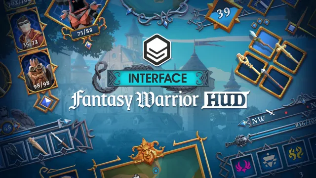Fantasy Warrior HUD - Synty INTERFACE - GUI v1.0.0