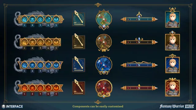 Fantasy Warrior HUD - Synty INTERFACE - GUI v1.0.0