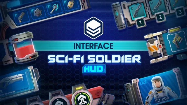 Sci-Fi Soldier HUD - Synty INTERFACE - GUI v1.0.0