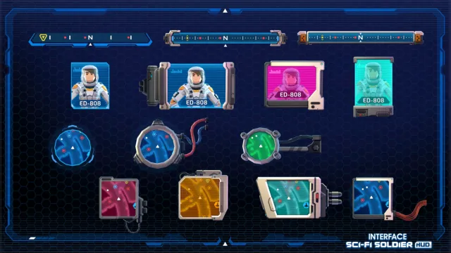 Sci-Fi Soldier HUD - Synty INTERFACE - GUI v1.0.0