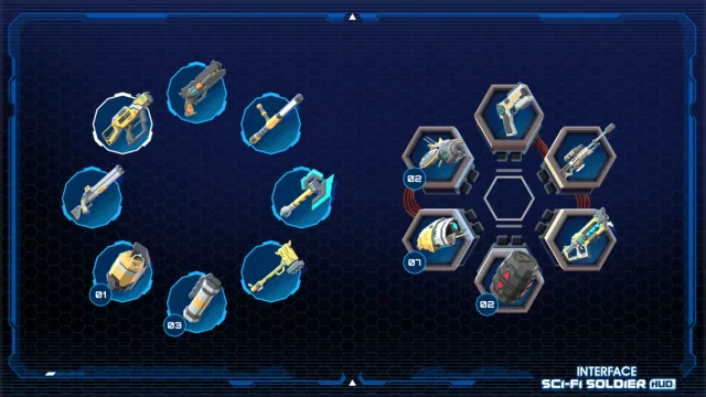 Sci-Fi Soldier HUD - Synty INTERFACE - GUI v1.0.0