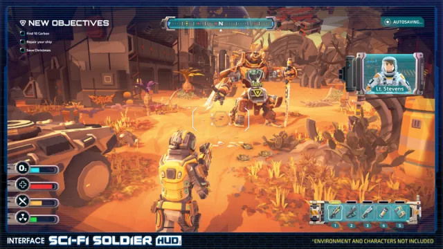 Sci-Fi Soldier HUD - Synty INTERFACE - GUI v1.0.0