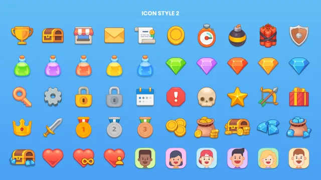 2D Icons - Total Pack v1.0.1
