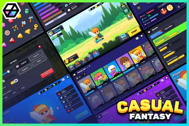 GUI - Casual Fantasy v2.0.4