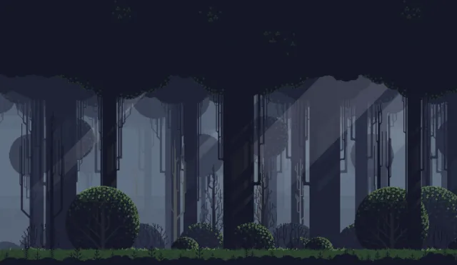 Free Pixel Art Forest