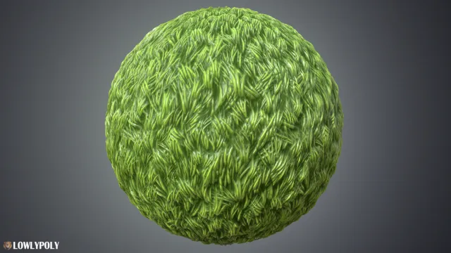 Hand Painted Grass Texture